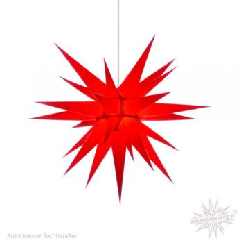 Herrnhuter Stern Innen, I7, 70cm, Rot, Adventsstern, Weihnachtsstern